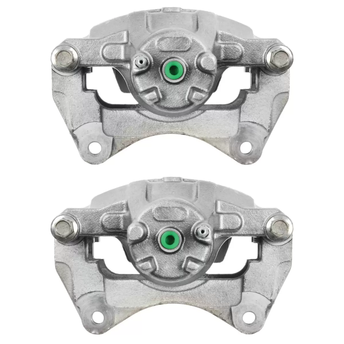 AutoShack Front New Brake Calipers Assembly with Bracket Set of 2 Driver and Passenger Side Replacement for 2007-2019 Mitsubishi Outlander 2008-2016 Lancer 2011-2019 Outlander Sport RVR V6 4WD AWD FWD