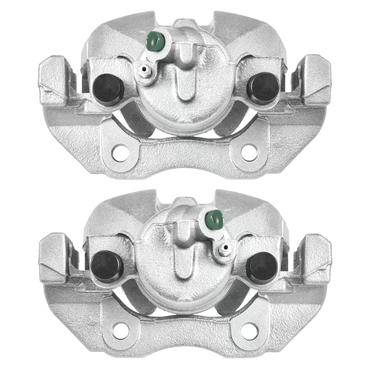 AutoShack Front New Brake Calipers Assembly with Bracket Set of 2 Driver and Passenger Side Replacement for 2008 2009 2010 2011 2012 2013 Mazda 3 2009-2013 Mazda 3 Sport 2.0L FWD