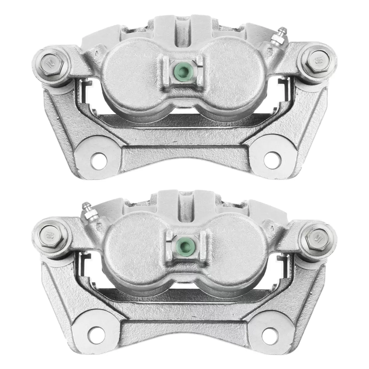 AutoShack Front New Brake Calipers Assembly with Bracket Set of 2 Driver and Passenger Side Replacement for 2009 2010 2011 2012 2013 2014 2015 Honda Pilot 3.5L V6 AWD FWD