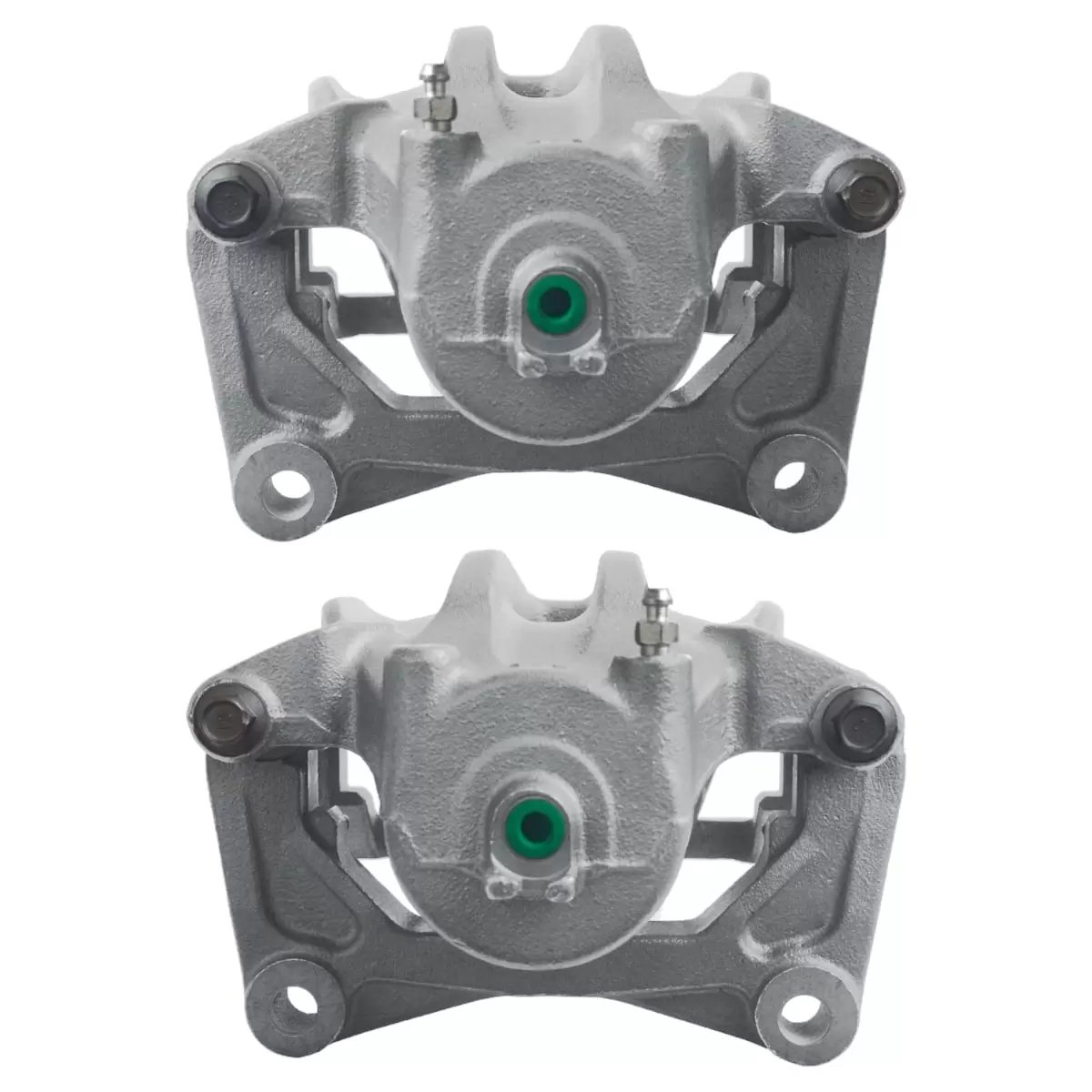 AutoShack Front New Brake Calipers Assembly with Bracket Set of 2 Driver and Passenger Side Replacement for 2009 2010 2011 2012 Nissan Murano 3.5L V6 AWD FWD