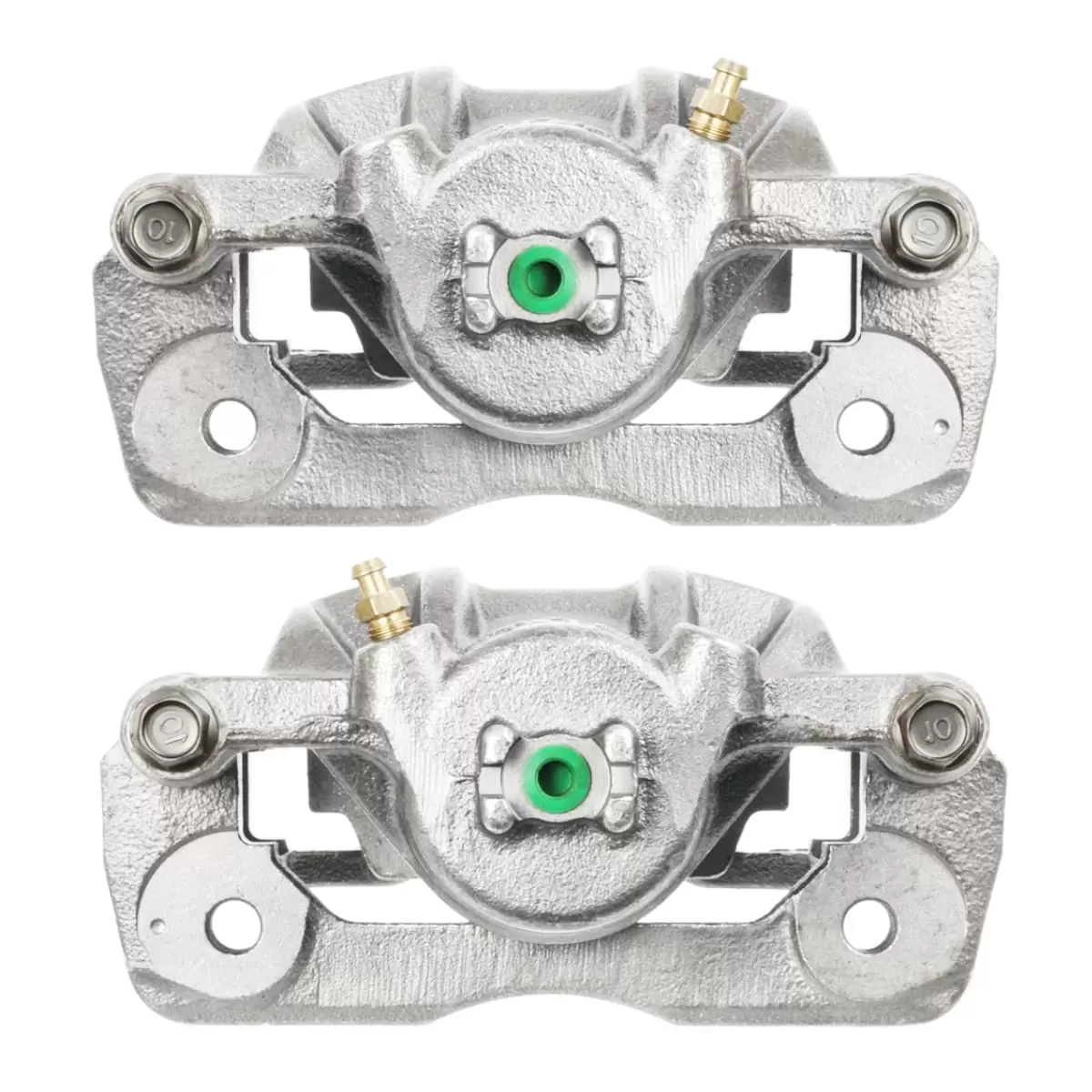 AutoShack Front New Brake Calipers Assembly with Bracket Set of 2 Driver and Passenger Side Replacement for 2009-2013 2015-2019 Honda Fit 2011-2015 CR-Z 2012-2015 Civic 2013-2015 Acura ILX 1.5L FWD