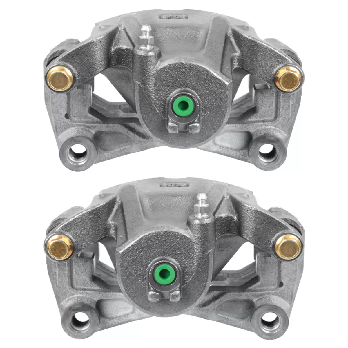 AutoShack Front New Brake Calipers Assembly with Bracket Set of 2 Driver and Passenger Side Replacement for 2010-2013 Nissan Altima 2011-2012 Sentra 2.5L 3.5L V6 FWD