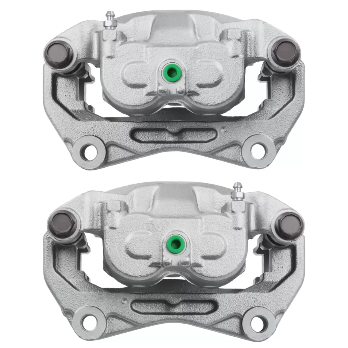 AutoShack Front New Brake Calipers Assembly with Bracket Set of 2 Driver and Passenger Side Replacement for 2013-2019 Nissan Pathfinder 2015-2019 Murano 2013 INFINITI JX35 2014-2019 QX60 4WD AWD FWD