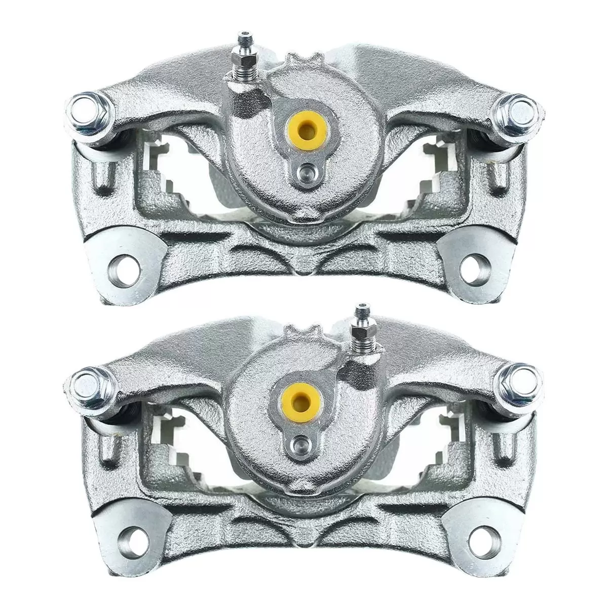 AutoShack Front New Brake Calipers Assembly with Bracket Set of 2 Driver and Passenger Side Replacement for 2014 2015 2016 2017 2018 Mazda 3 3 Sport 2016-2018 Mazda CX-3 2.0L 2.5L AWD FWD BC8160APR