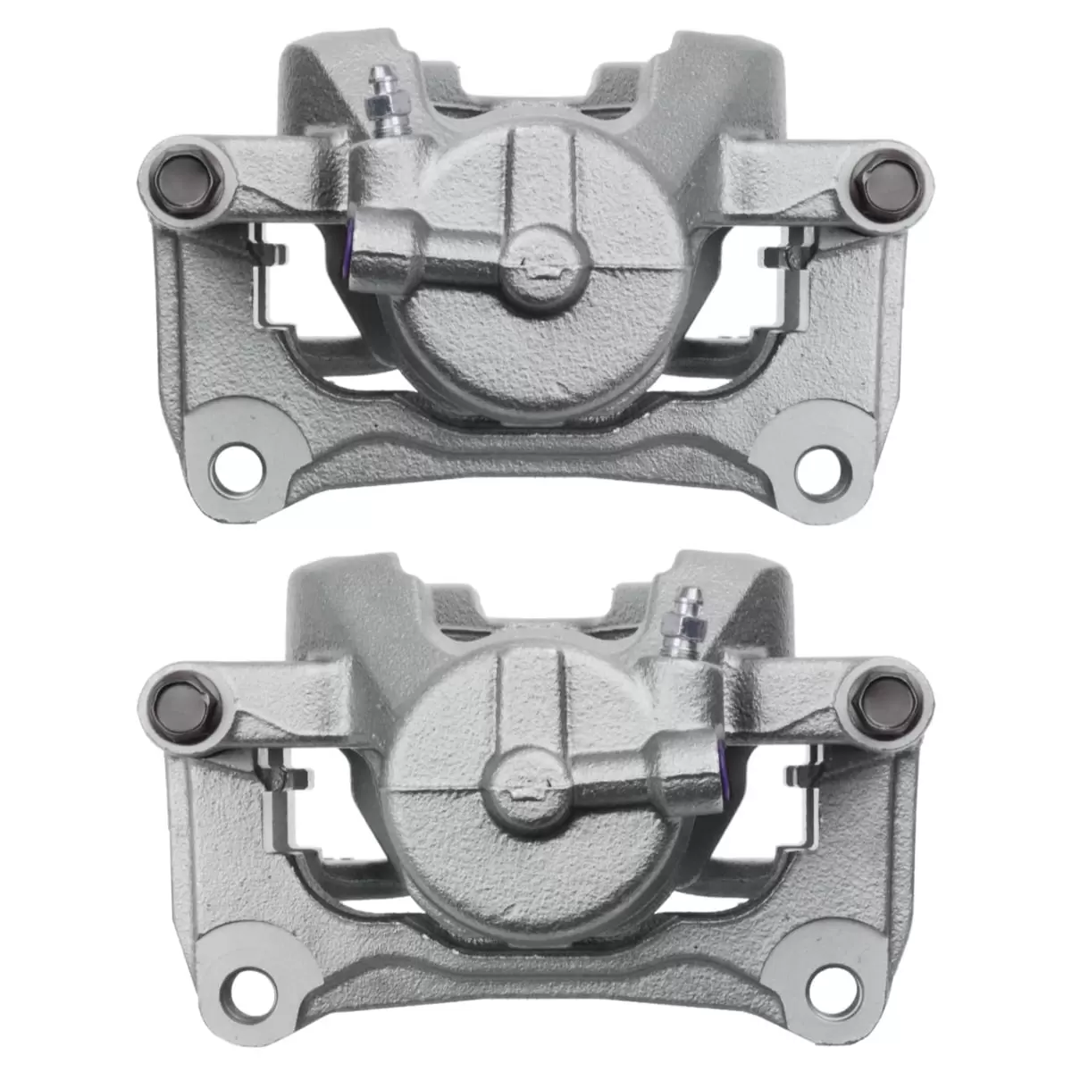 AutoShack Front New Brake Calipers Assembly with Bracket Set of 2 Driver and Passenger Side Replacement for 2015 2016 2017 2018 Jeep Renegade 2016-2018 Fiat 500X 1.4L 2.4L AWD FWD