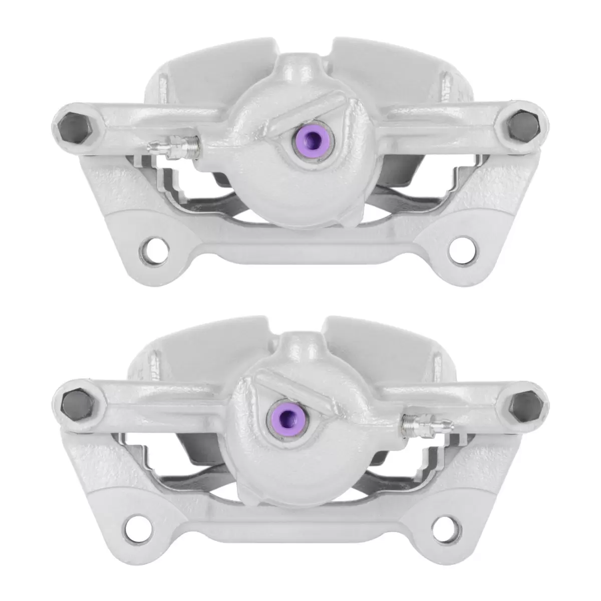 AutoShack Front New Brake Calipers Assembly with Bracket Set of 2 Driver and Passenger Side Replacement for 2015-2018 2019 VW Golf SportWagen 2015-2020 Golf 2019-2020 Jetta 1.4L 1.8L 2.0L AWD FWD