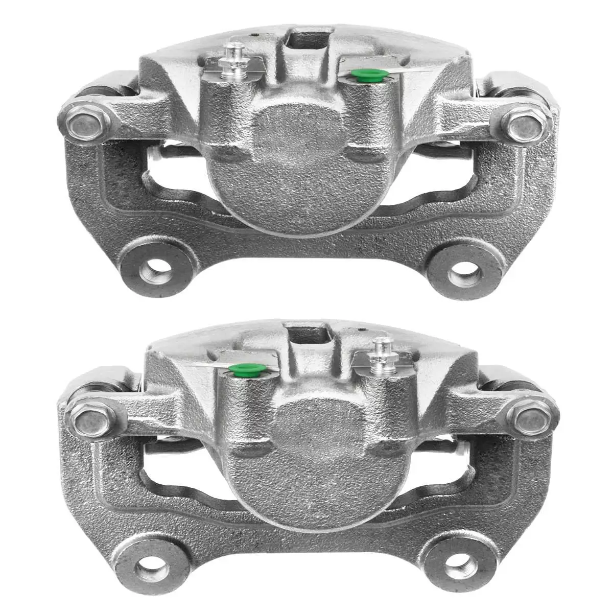 AutoShack Front New Brake Calipers Assembly with Bracket Set of 2 Driver and Passenger Side Replacement for Chevrolet Equinox Impala Malibu GMC Terrain Buick LaCrosse Regal Cascada Allure Cadillac ELR