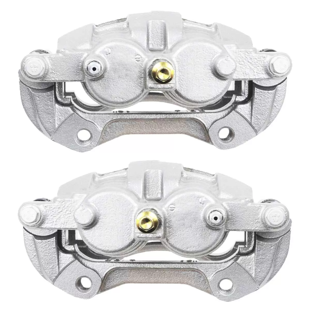 AutoShack Front New Brake Calipers Assembly with Bracket Set of 2 Driver and Passenger Side Replacement for Chevrolet Monte Carlo 2003-2013 Impala 2014-2016 Impala Limited 2006-2011 Buick Lucerne FWD