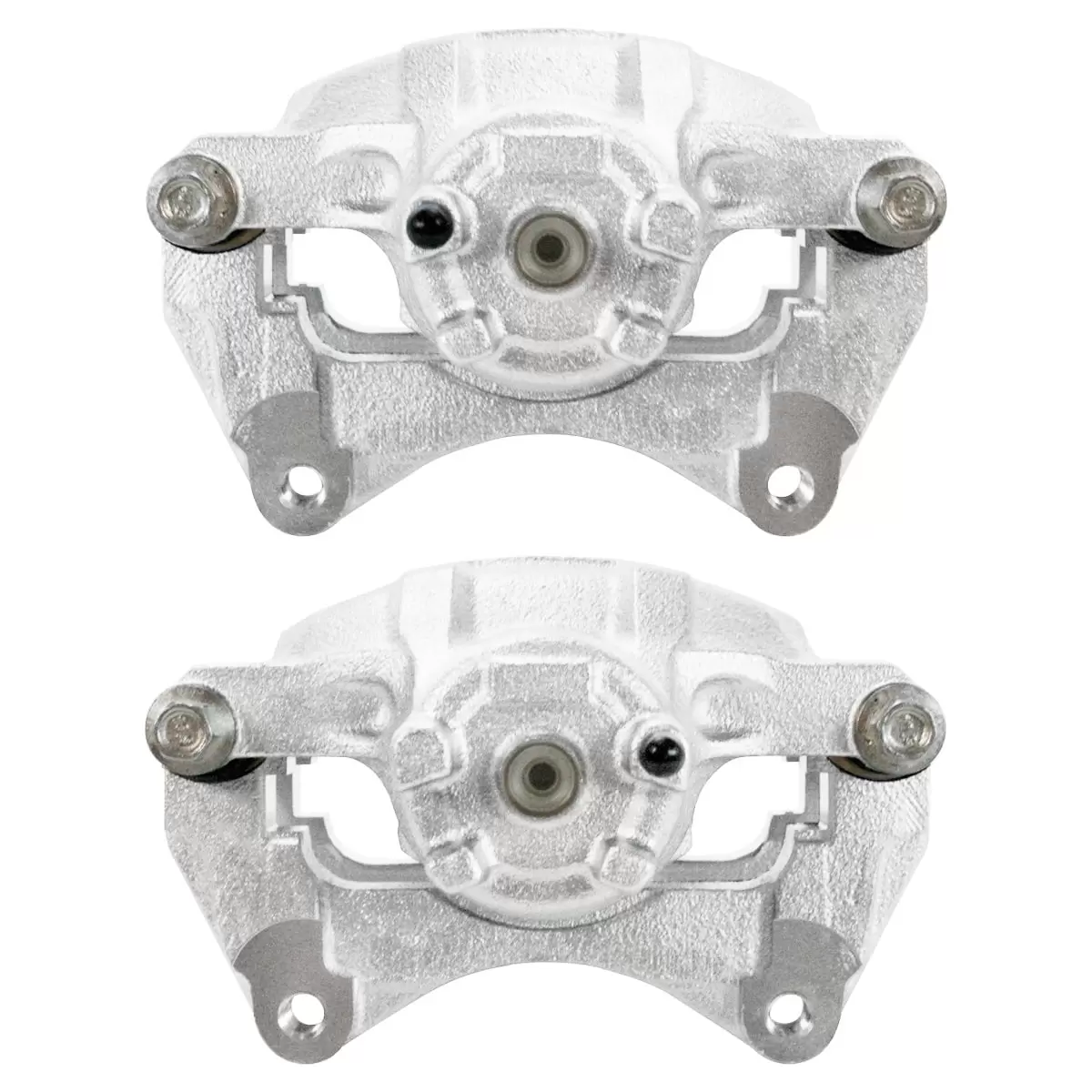 AutoShack Front New Brake Calipers Assembly with Bracket Set of 2 Driver and Passenger Side Replacement for Chrysler 200 Sebring Dodge Caliber 2008-2014 Avenger 2007-2017 Jeep Patriot Compass 4WD FWD