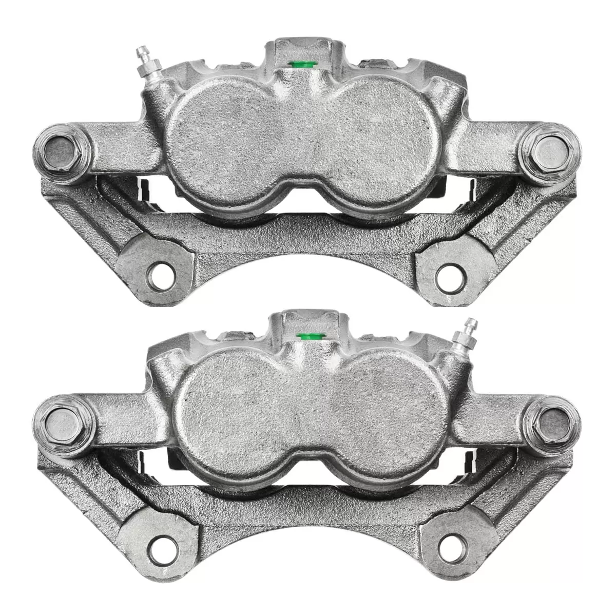 AutoShack Front New Brake Calipers Assembly with Bracket Set of 2 Driver and Passenger Side Replacement for Lincoln MKS MKT Ford Flex Police Interceptor Utility 2010-2019 Taurus 2011-2019 Explorer AWD