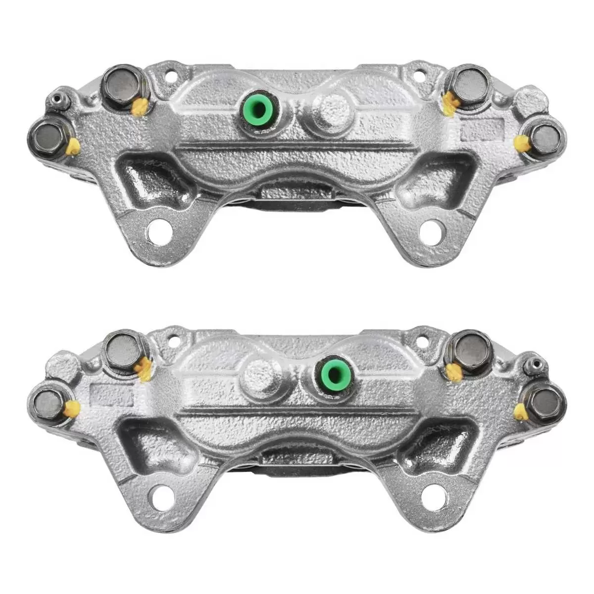 AutoShack Front New Brake Calipers Assembly Set of 2 Driver and Passenger Side Replacement for 2000-2006 Toyota Tundra 2003-2009 4Runner 2005-2019 Tacoma 2007-2014 FJ Cruiser 2.7L 3.5L 4.0L V6 4WD RWD