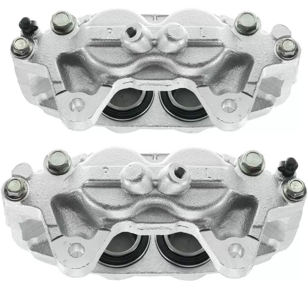 AutoShack Front New Brake Calipers Assembly Set of 2 Driver and Passenger Side Replacement for 2010 2011 2012 2013 2014 2015 Toyota 4Runner 2010-2015 Lexus GX460 2.7L 4.0L 4.6L V6 V8 4WD AWD RWD