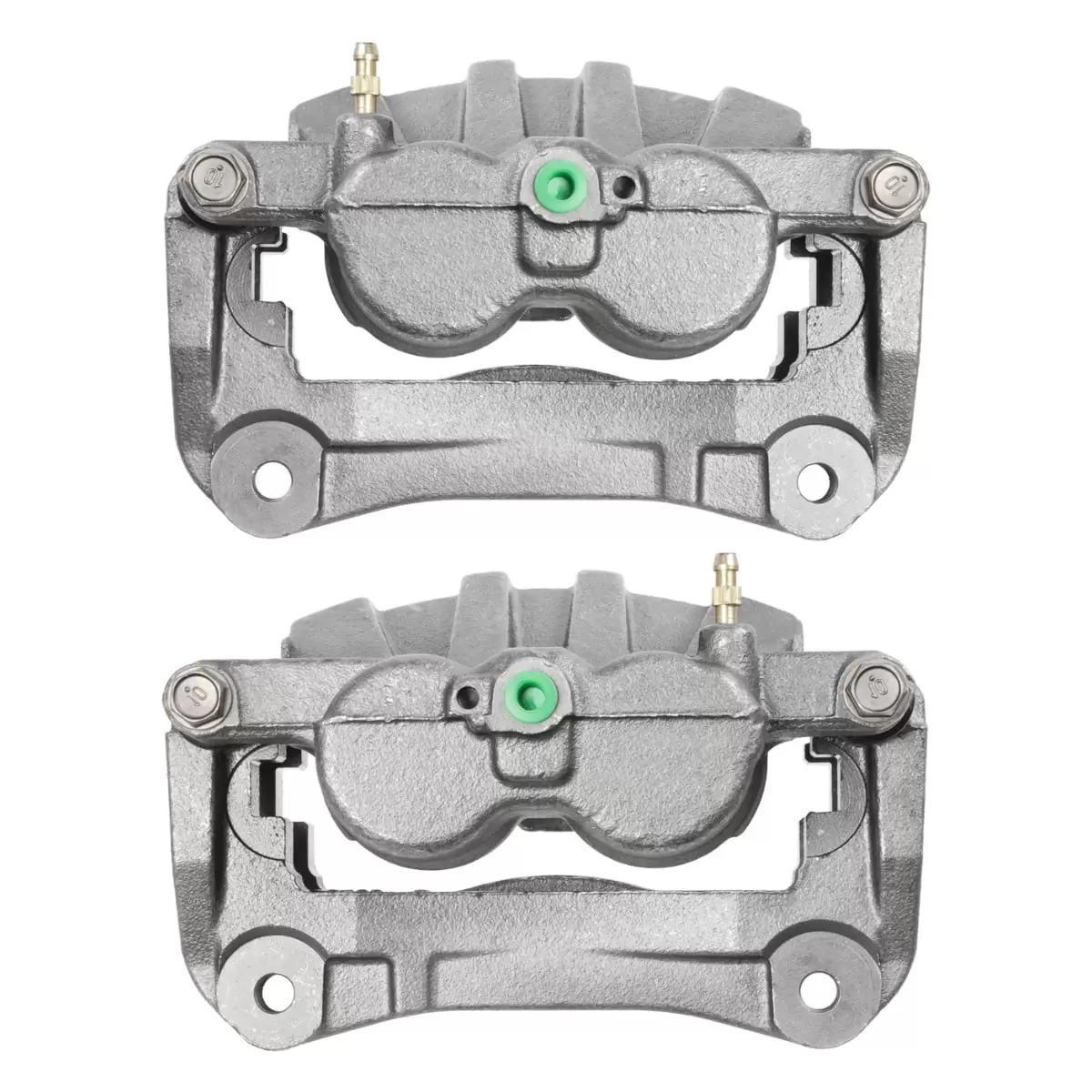 AutoShack Front New Brake Calipers with Bracket Assembly Set of 2 Driver and Passenger Side Replacement for 2010-2019 Toyota Highlander 2011-2019 Sienna 2010-2015 Lexus RX350 2.7L 3.3L 3.5L V6 AWD FWD