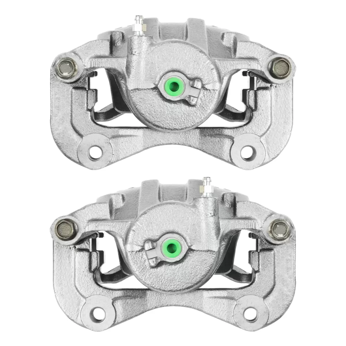 AutoShack Front New Brake Calipers with Bracket Assembly Set of 2 Driver and Passenger Side Replacement for 2011-2016 Kia Sportage 2010 2011 2012 2013 2014 2015 Hyundai Tucson 2.0L 2.4L AWD FWD