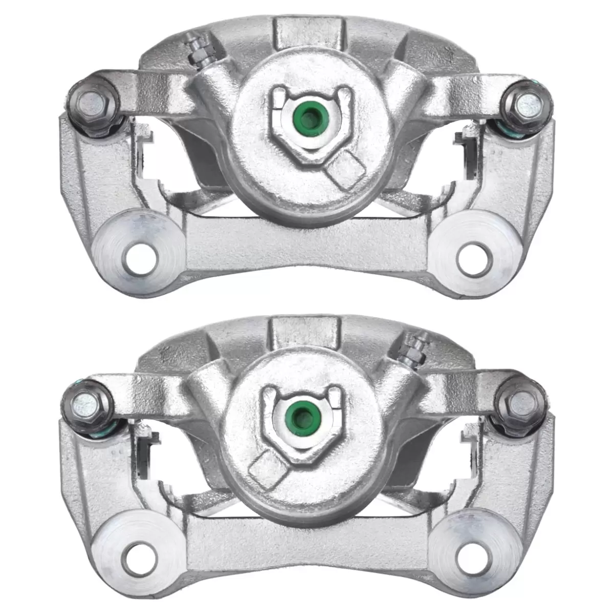 AutoShack Front New Brake Calipers with Bracket Assembly Set of 2 Driver and Passenger Side Replacement for 2012 2013 2014 2015 2016 Honda CR-V 2.4L FWD