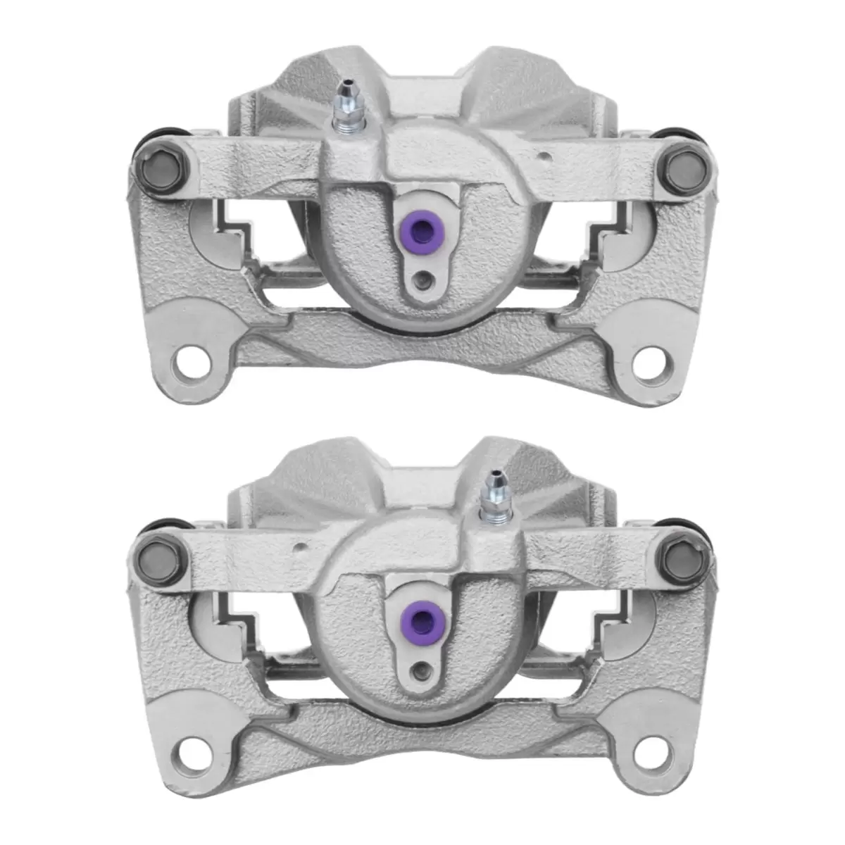 AutoShack Front New Brake Calipers with Bracket Assembly Set of 2 Driver and Passenger Side Replacement for 2014 2015 2016 2017 2018 2019 Mazda 6 2.5L FWD