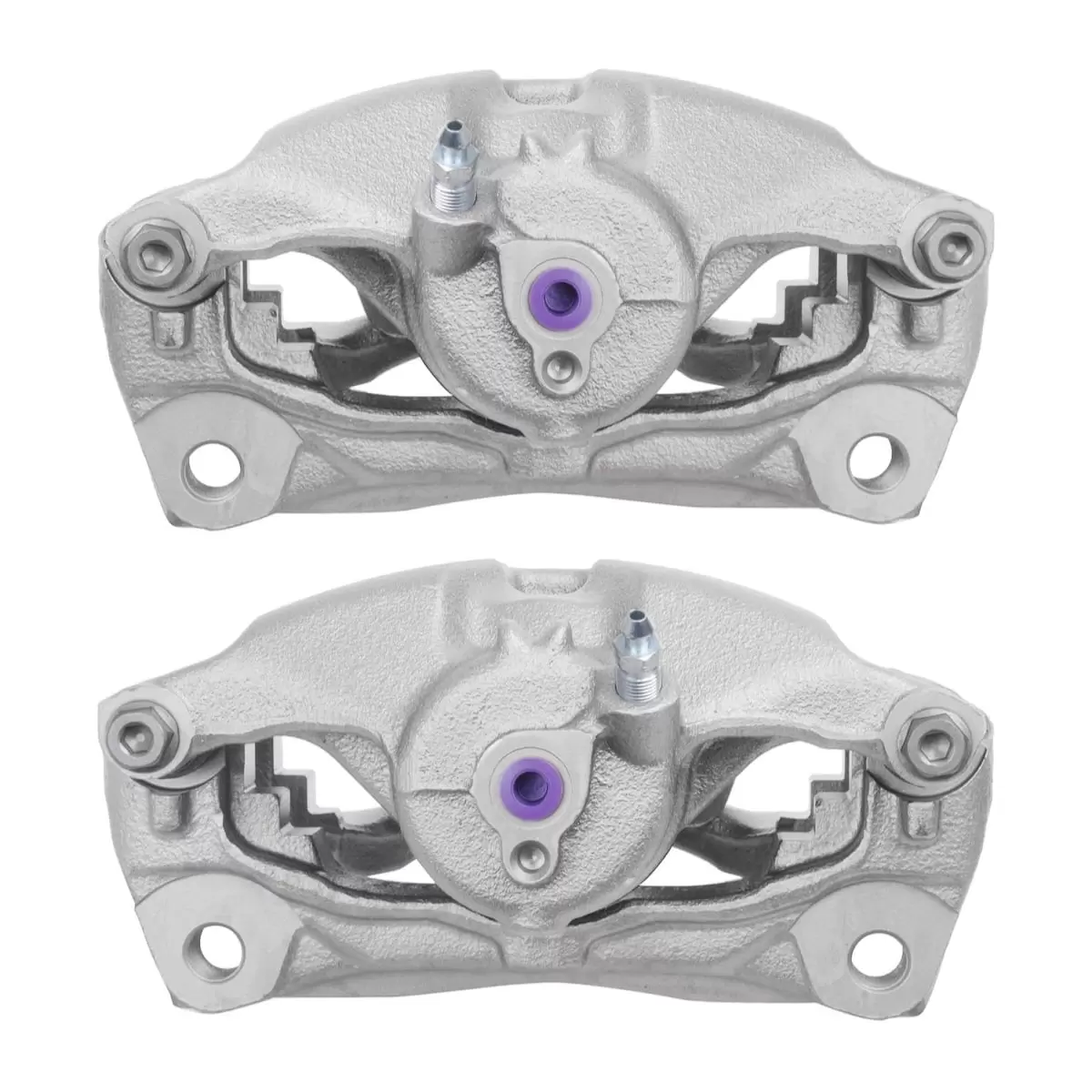 AutoShack Front New Brake Calipers with Bracket Assembly Set of 2 Driver and Passenger Side Replacement for 2014 2015 2016 Mazda 3 3 Sport 2016 2017 2018 Mazda CX-3 2.0L FWD