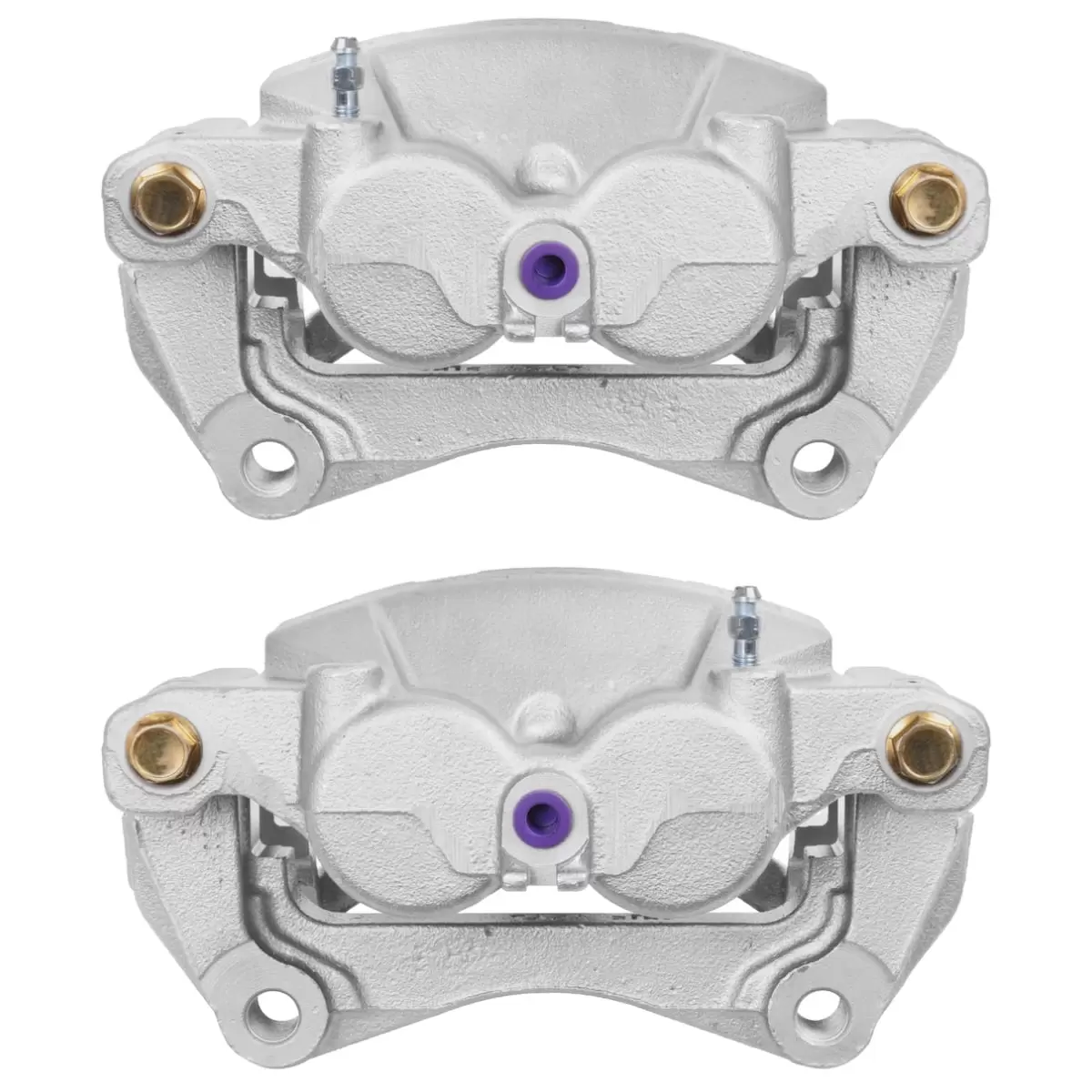 AutoShack Front New Brake Calipers with Bracket Assembly Set of 2 Driver and Passenger Side Replacement for 2014-2019 Nissan Rogue 2014-2019 INFINITI Q50 2016-2017 QX50 2017-2019 Q60 2.5L AWD FWD RWD