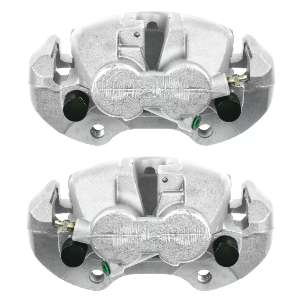 AutoShack Front New Brake Calipers with Bracket Assembly Set of 2 Driver and Passenger Side Replacement for Mercedes ML320 R320 ML500 E550 R500 ML450 E500 2006-2009 E350 2006-2011 ML350 2006-2012 R350