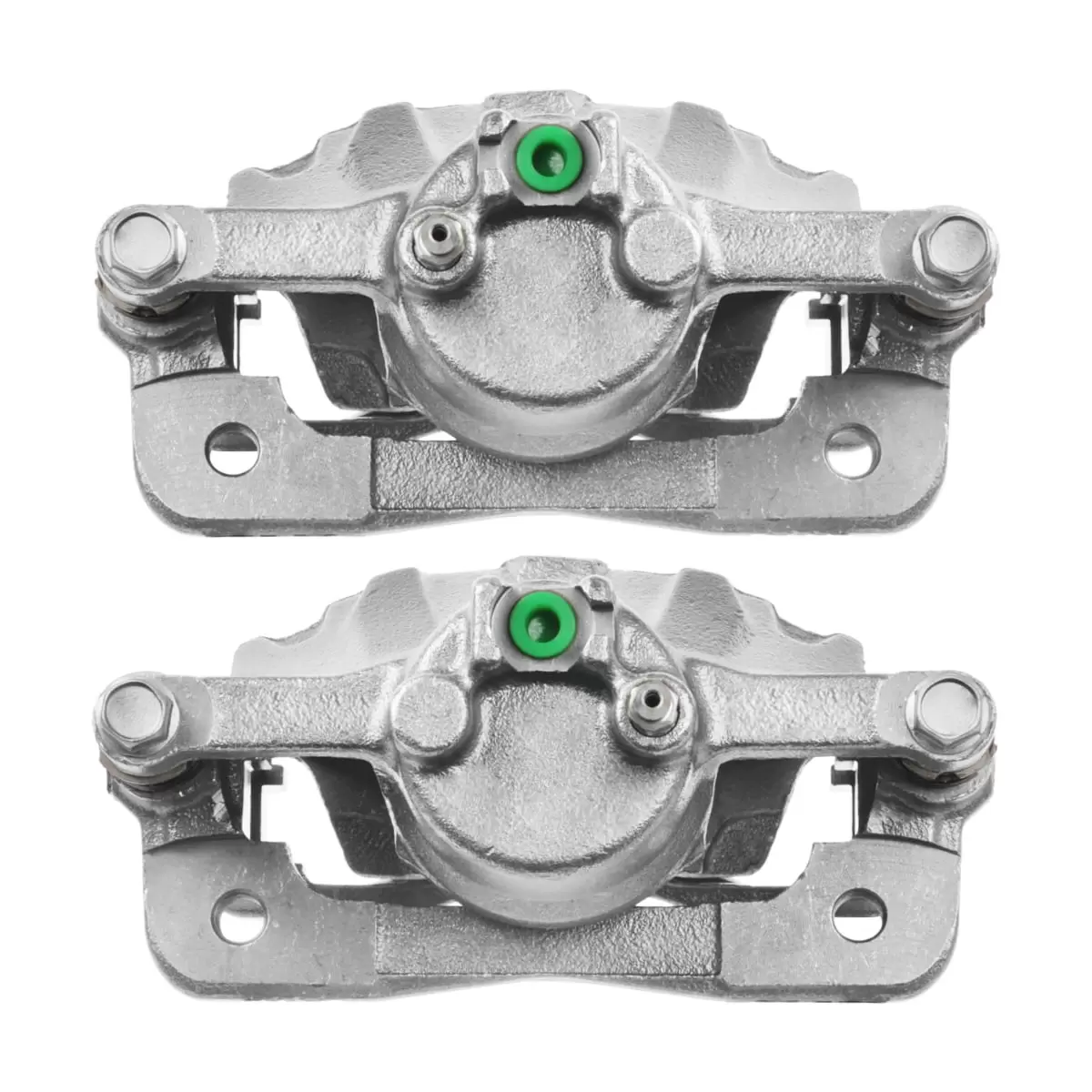 AutoShack Front New Brake Calipers with Bracket Assembly Set of 2 Driver and Passenger Side Replacement for 2012 2013 2014 2015 Honda Civic 1.8L FWD