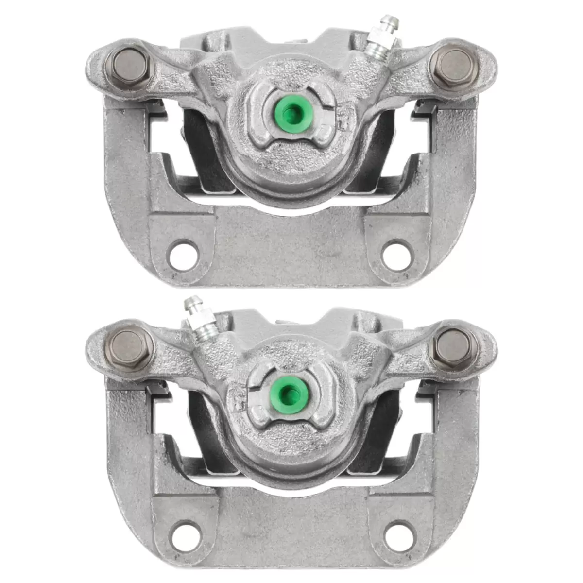 AutoShack Rear New Brake Calipers Assembly with Bracket Driver and Passenger Side Set of 2 Replacement for 2006 2007 2008 2009 2010 2011 2012 2013 2014 Honda Ridgeline 3.5L V6 AWD BC3930APR