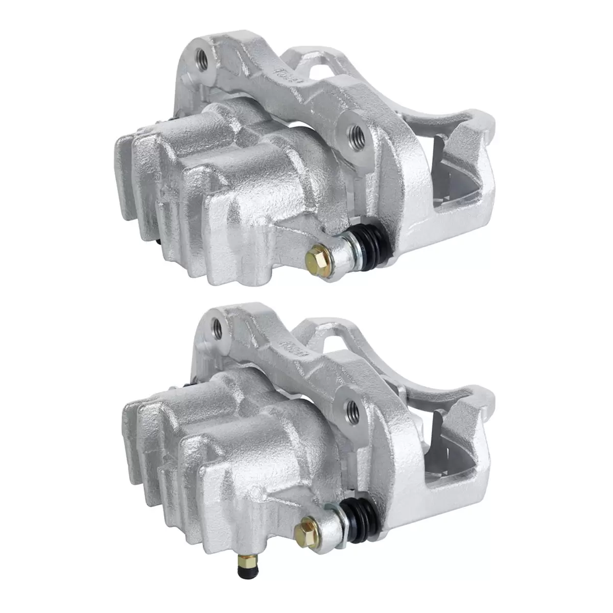 AutoShack Rear New Brake Calipers Assembly with Bracket Set of 2 Driver and Passenger Side Replacement for 2000-2004 Ford F-250 Super Duty F-350 Super Duty 2000-2005 Excursion 5.4L 6.8L 7.3L 4WD RWD