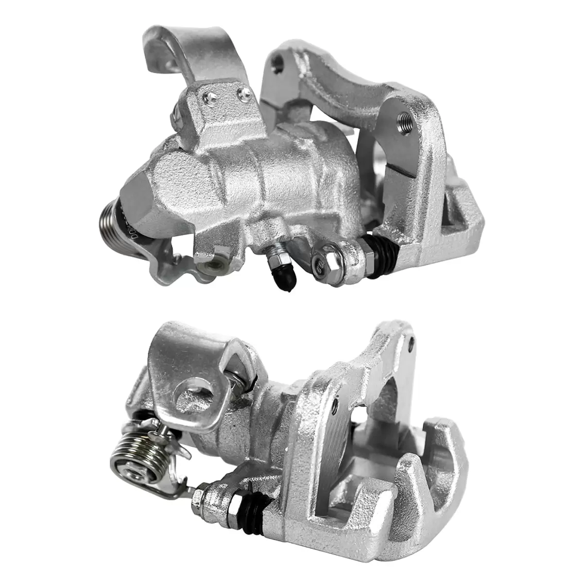 AutoShack Rear New Brake Calipers Assembly with Bracket Set of 2 Driver and Passenger Side Replacement for 2001 2002 2003 2004 2005 Acura EL 2002-2006 RSX 2002-2005 Honda Civic 1.7L 2.0L FWD