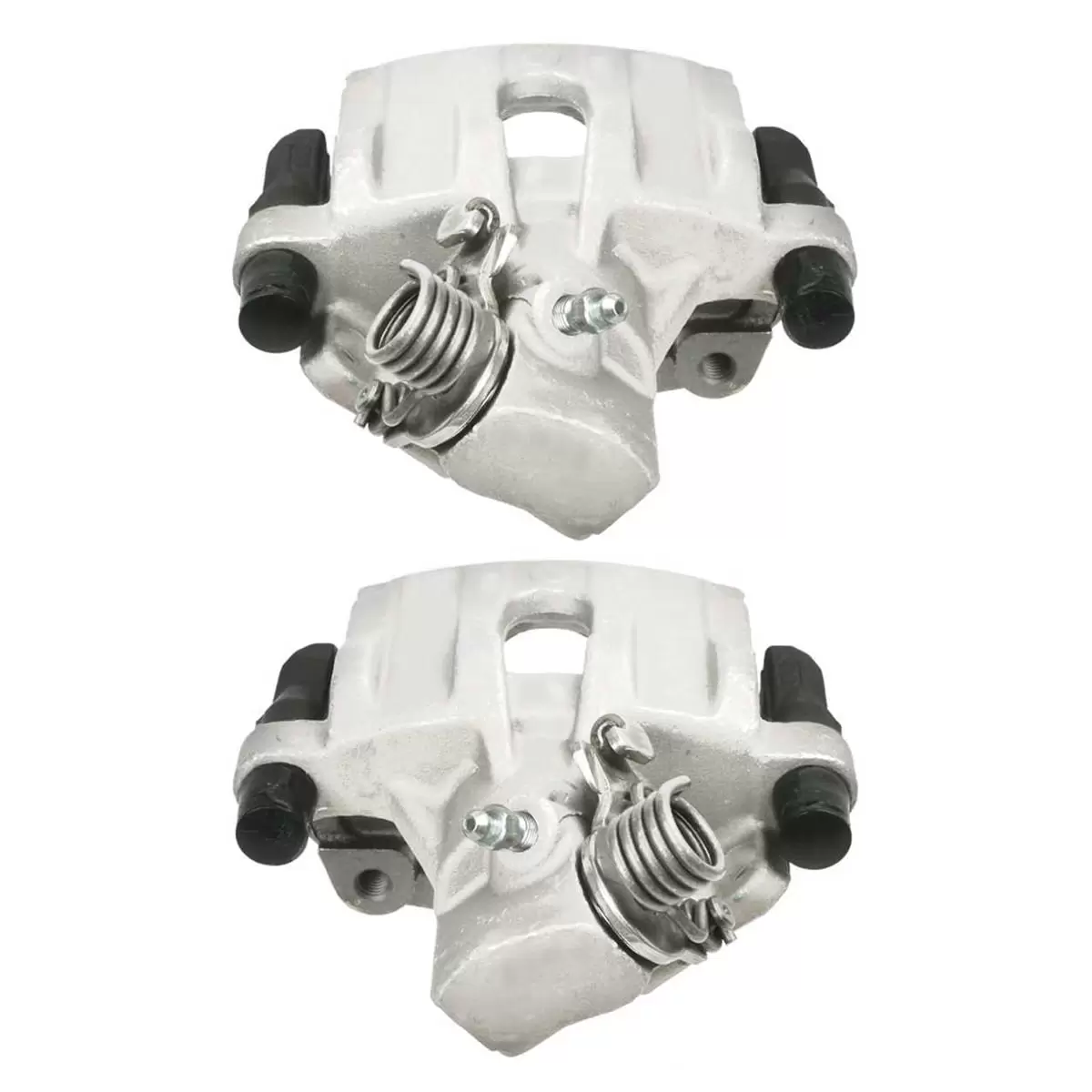 AutoShack Rear New Brake Calipers Assembly with Bracket Set of 2 Driver and Passenger Side Replacement for 2004 2005 2006 2007 2008 2009 Mazda 3 2009 Mazda 3 Sport 2.0L FWD