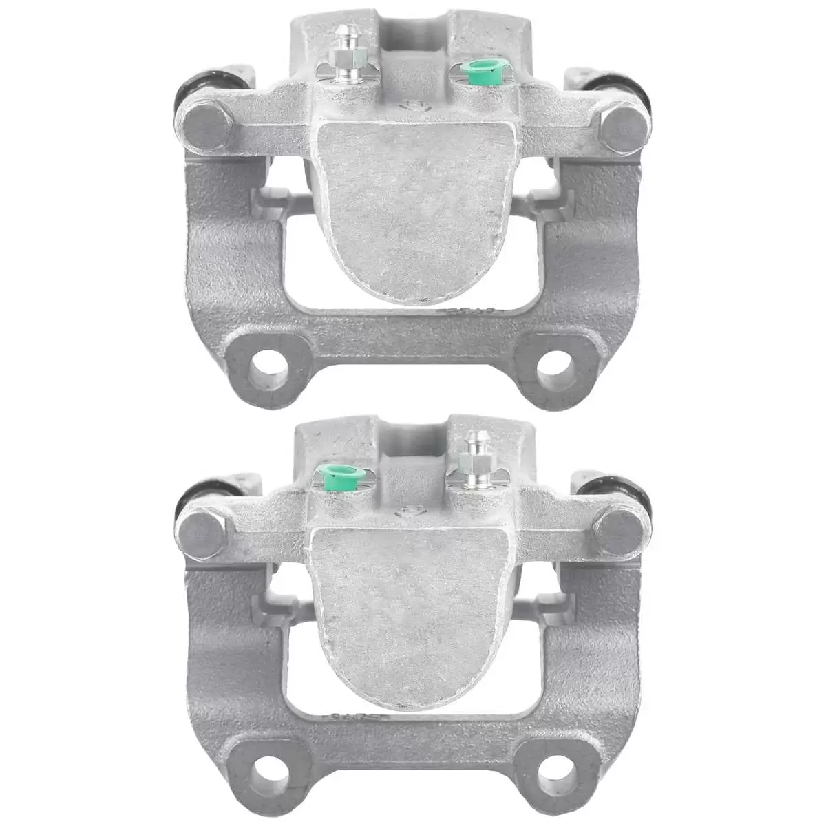 AutoShack Rear New Brake Calipers Assembly with Bracket Set of 2 Driver and Passenger Side Replacement for 2005-2008 Dodge Magnum 2006-2019 Charger 2009-2019 Challenger 2005-2019 Chrysler 300 AWD RWD