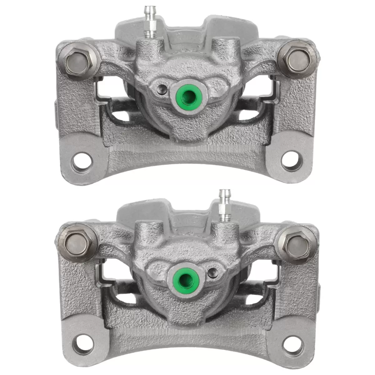 AutoShack Rear New Brake Calipers Assembly with Bracket Set of 2 Driver and Passenger Side Replacement for 2007-2008 INFINITI G35 2008-2011 2012 2013 G37 2014-2015 Q60 3.5L 3.7L V6 AWD RWD BC30505PR