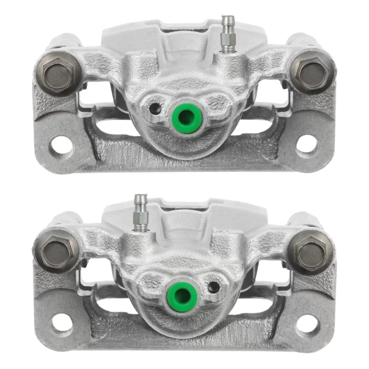 AutoShack Rear New Brake Calipers Assembly with Bracket Set of 2 Driver and Passenger Side Replacement for 2007-2013 2014 2015 2016 2017 2018 2019 Nissan Sentra 2011-2017 Juke 1.6L 1.8L 2.5L AWD FWD