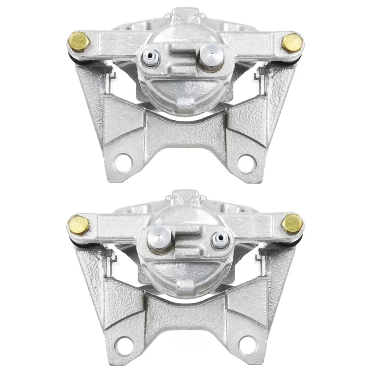 AutoShack Rear New Brake Calipers Assembly with Bracket Set of 2 Driver and Passenger Side Replacement for 2007-2017 Jeep Wrangler 2008-2012 Liberty 2018 Wrangler JK 2007-2011 Dodge Nitro 3.6L 4WD RWD