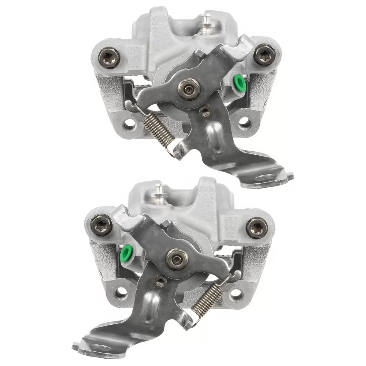 AutoShack Rear New Brake Calipers Assembly with Bracket Set of 2 Driver and Passenger Side Replacement for 2009-2014 Toyota Matrix 2009-2011 2014-2019 Corolla 2009-2010 Pontiac Vibe 1.8L 2.4L FWD