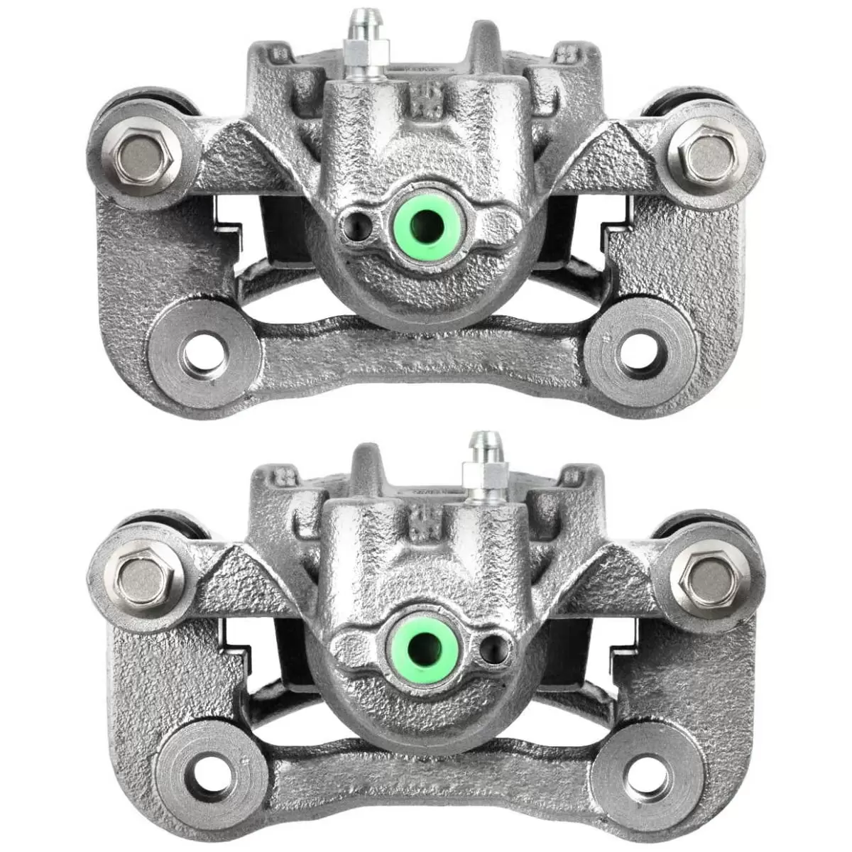 AutoShack Rear New Brake Calipers Assembly with Bracket Set of 2 Driver and Passenger Side Replacement for 2010 2011 2012 2013 2014 2015 Hyundai Tucson 2011-2016 Kia Sportage 2.0L 2.4L AWD FWD