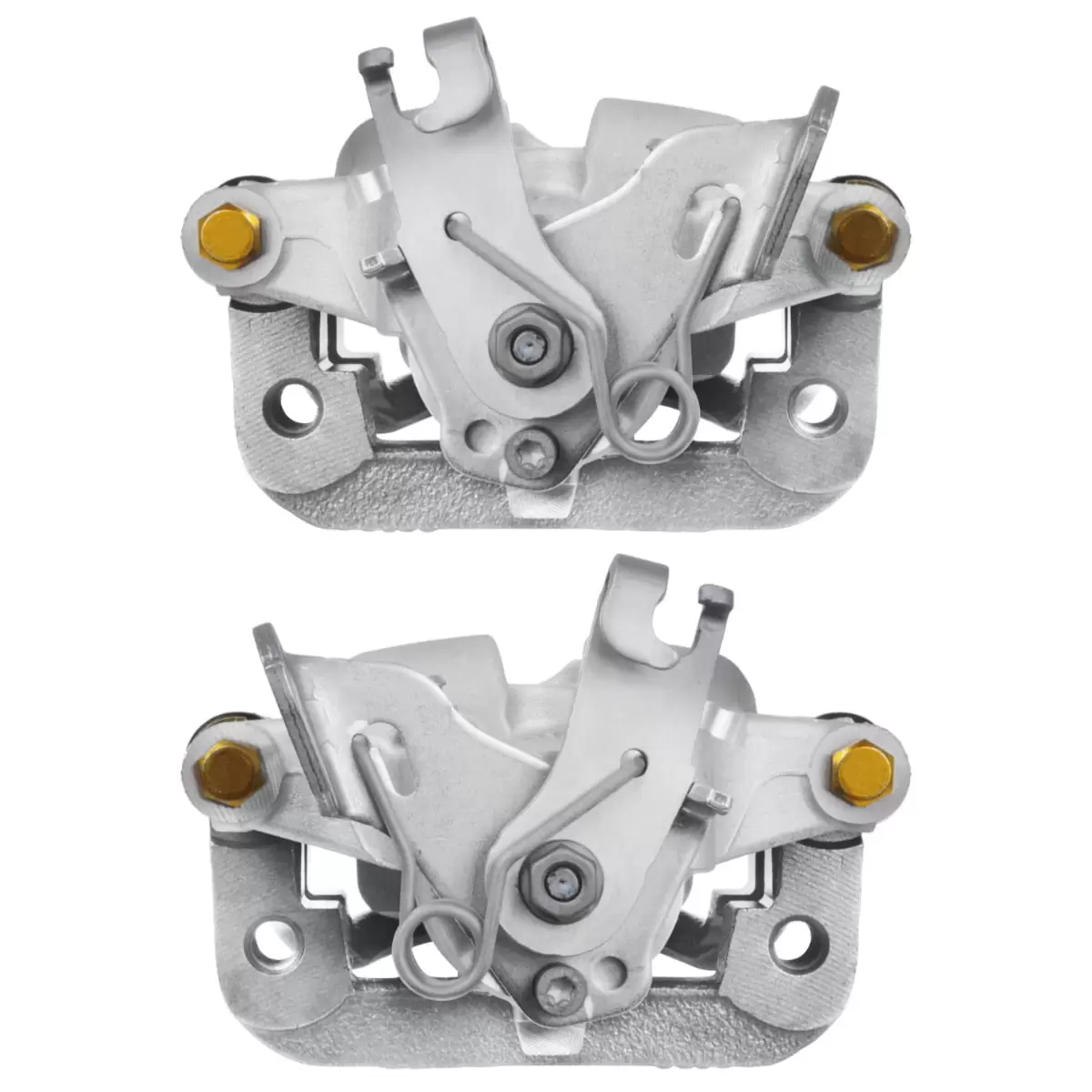 AutoShack Rear New Brake Calipers Assembly with Bracket Set of 2 Driver and Passenger Side Replacement for 2014-2015 Chevrolet Malibu 2016 Malibu Limited 2.4L 2.5L FWD