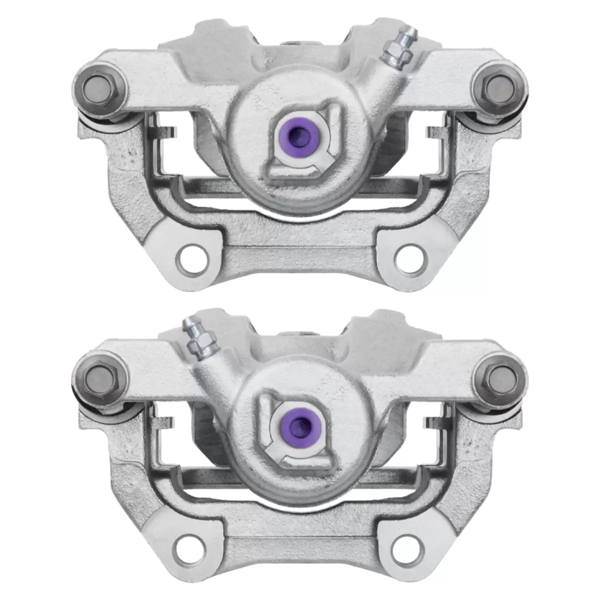 AutoShack Rear New Brake Calipers Assembly with Bracket Set of 2 Driver and Passenger Side Replacement for 2016 2017 2018 2019 Honda Pilot 2017-2019 Ridgeline 2014 2015 2016 Acura MDX 3.5L V6 AWD FWD