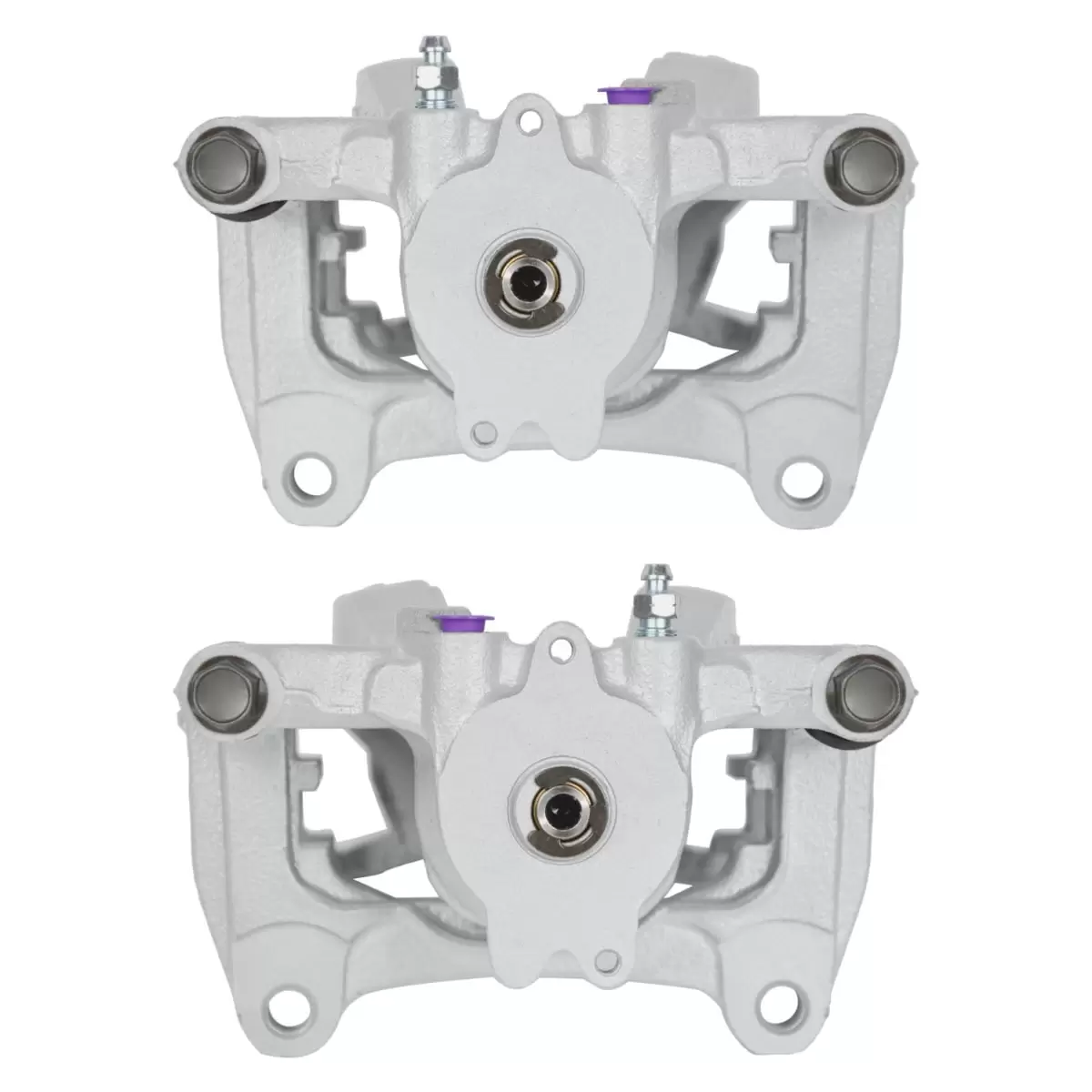 AutoShack Rear New Brake Calipers Assembly with Bracket Set of 2 Driver and Passenger Side Replacement for 2017-2019 Cadillac XT5 2017-2018 GMC Acadia 2018 Chevrolet Traverse 2018 Buick Enclave V6 FWD