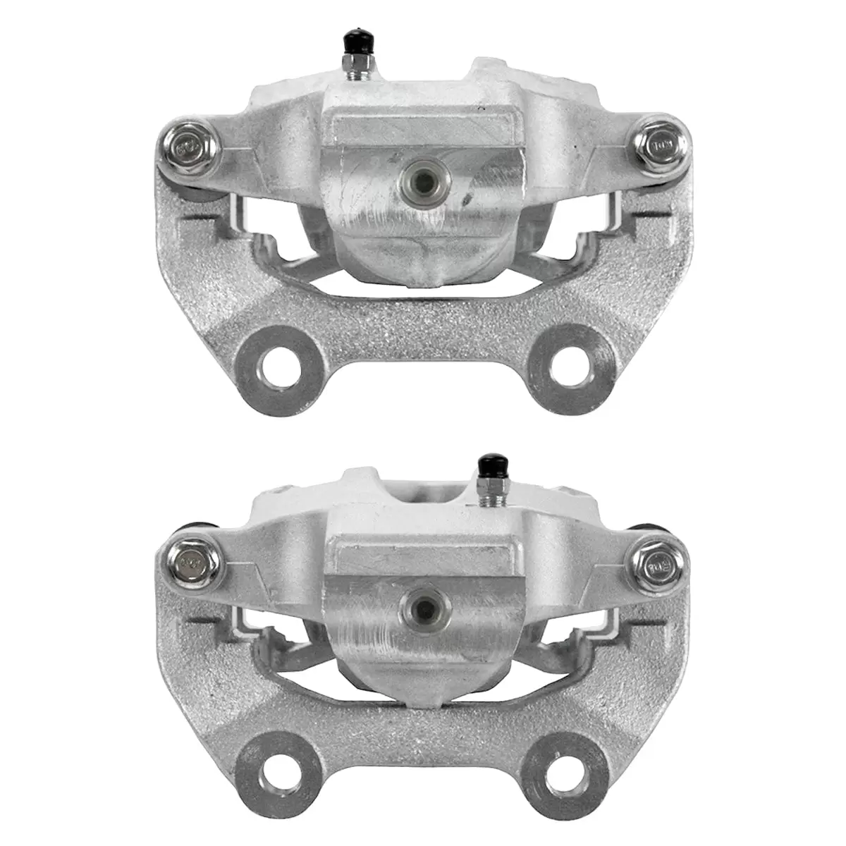 AutoShack Rear New Brake Calipers Assembly with Bracket Set of 2 Driver and Passenger Side Replacement for Chevrolet SSR Trailblazer EXT GMC Envoy XL Buick Rainier Isuzu Ascender 2005-2009 Saab 9-7x