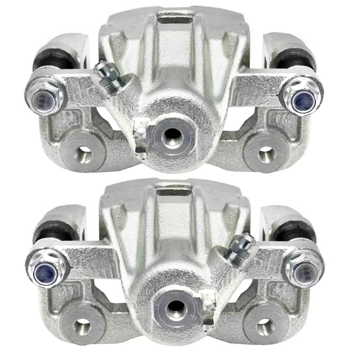 AutoShack Rear New Brake Calipers Assembly with Bracket Set of 2 Driver and Passenger Side Replacement for Kia Magentis 2005-2010 Sportage 2006-2010 Optima 2005-2009 Hyundai Tucson 2006-2008 Sonata V6