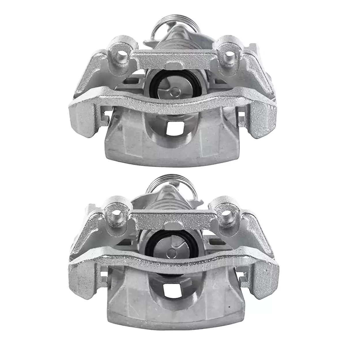 AutoShack Rear New Brake Calipers Assembly with Bracket Set of 2 Driver and Passenger Side Replacement for Pontiac G6 G5 Pursuit Saturn Aura Ion Chevrolet HHR 2004-2012 Malibu 2005-2008 Cobalt V6 FWD