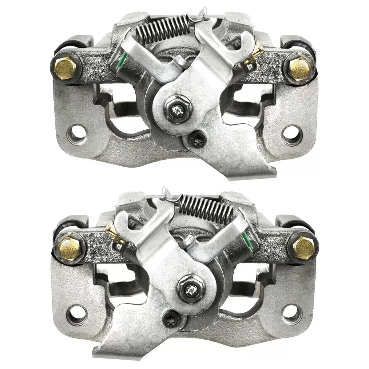 AutoShack Rear New Brake Calipers Assembly with Bracket Set of 2 Driver and Passenger Side Replacement for Ram C/V 2008-2012 Dodge Grand Caravan 2008-2012 Chrysler Town & Country 2009-2012 VW Routan