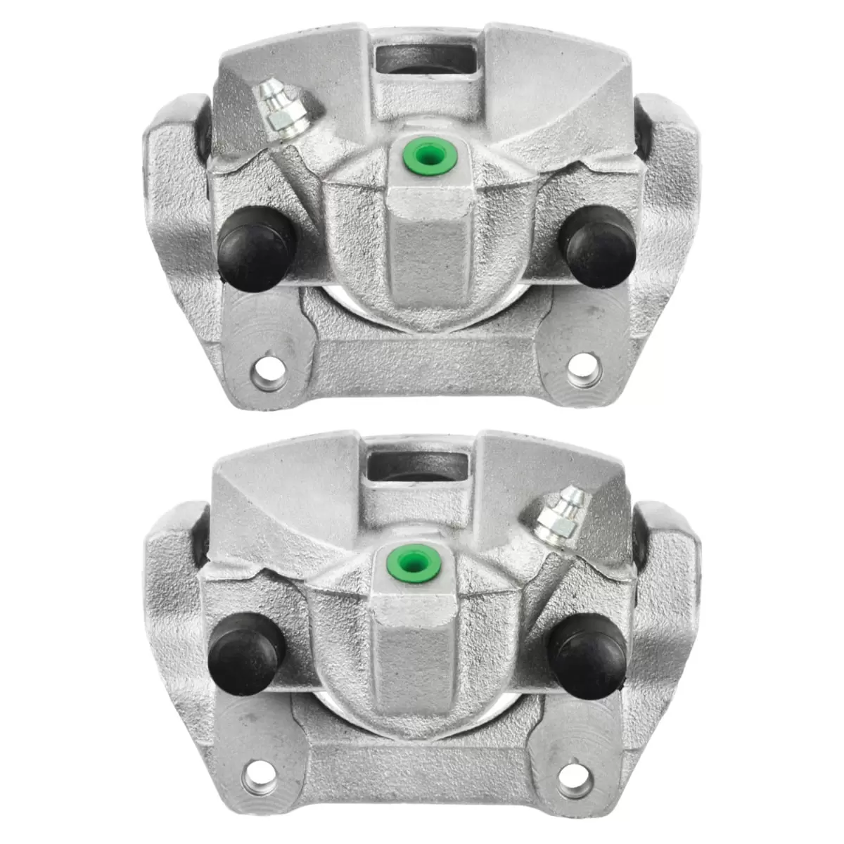 AutoShack Rear New Brake Calipers with Bracket Assembly Set of 2 Driver and Passenger Side Replacement for 2003-2006 2007 2008 2009 2010 2011 2012 2013 2014 Volvo XC90 2.5L 2.9L 3.2L 4.4L V8 AWD FWD