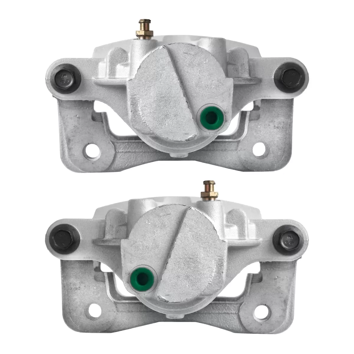 AutoShack Rear New Brake Calipers with Bracket Assembly Set of 2 Driver and Passenger Side Replacement for 2004 2005 2006 2007 2008 2009 Cadillac SRX 3.6L 4.6L V6 V8 AWD RWD