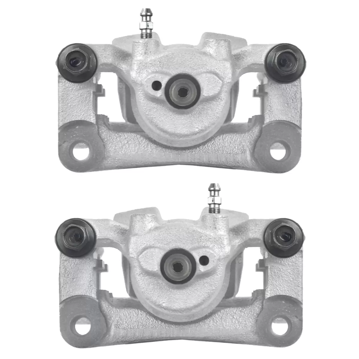 AutoShack Rear New Brake Calipers with Bracket Assembly Set of 2 Driver and Passenger Side Replacement for 2005-2008 INFINITI G35 2006-2009 M35 M45 2009-2010 G37 2006-2009 Nissan 350Z 2009 370Z V6 RWD