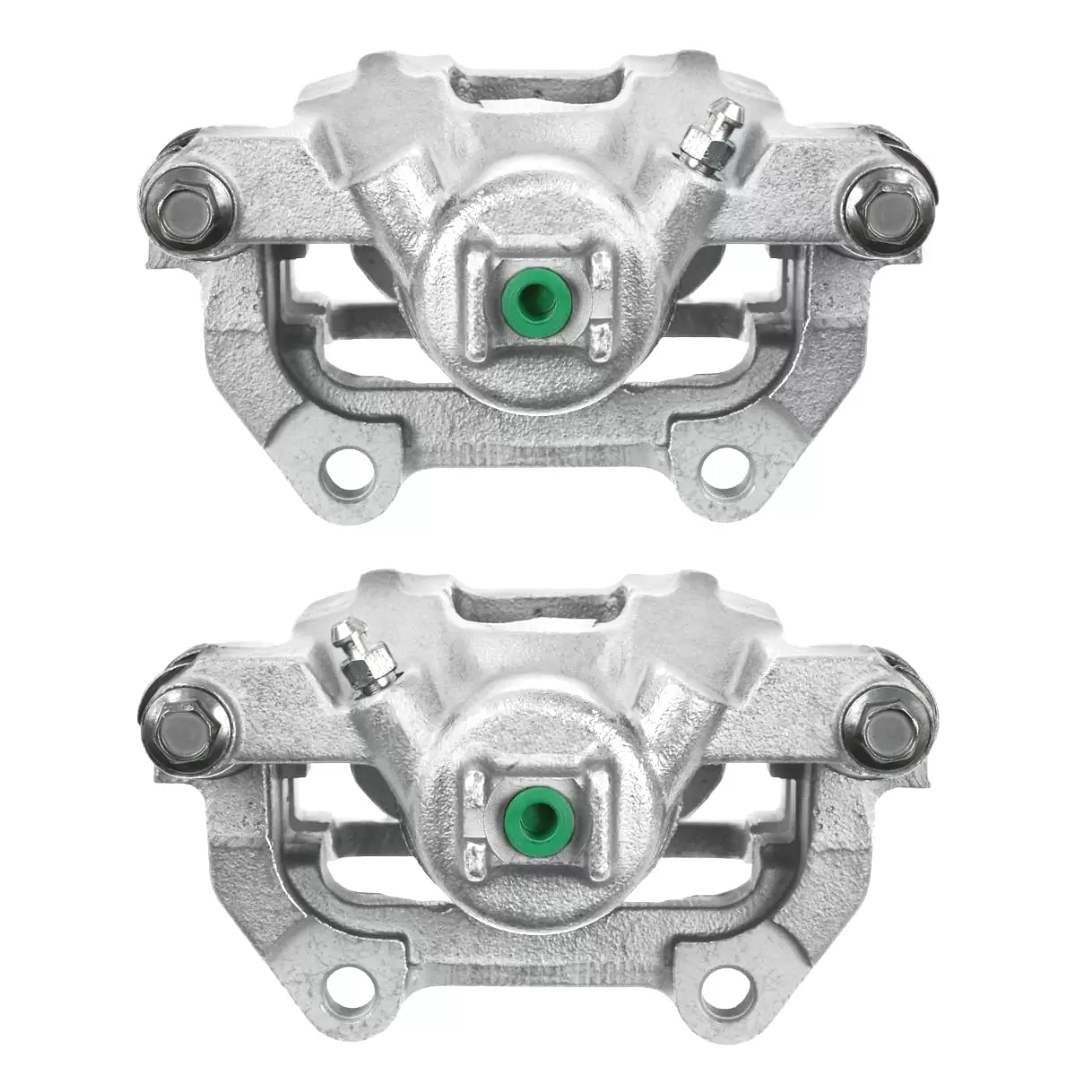 AutoShack Rear New Brake Calipers with Bracket Assembly Set of 2 Driver and Passenger Side Replacement for 2007 2008 2009 2010 2011 2012 2013 Acura MDX 2010-2013 ZDX 3.7L V6 AWD