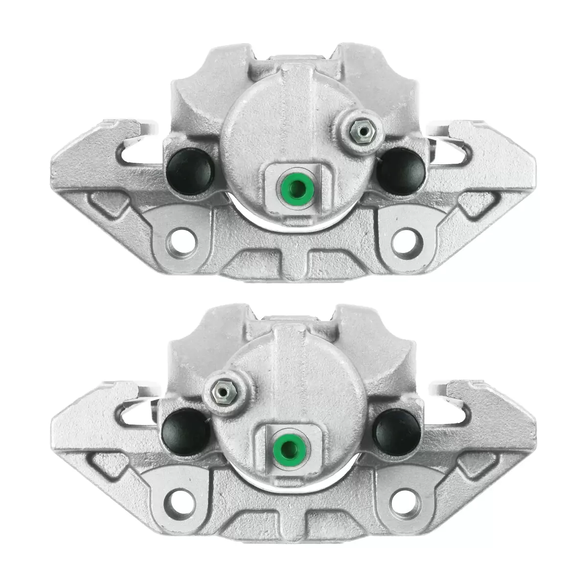 AutoShack Rear New Brake Calipers with Bracket Assembly Set of 2 Driver and Passenger Side Replacement for 2007-2014 2015 2016 2017 Ford Expedition 2007-2017 Lincoln Navigator 3.5L 5.4L V6 V8 4WD RWD