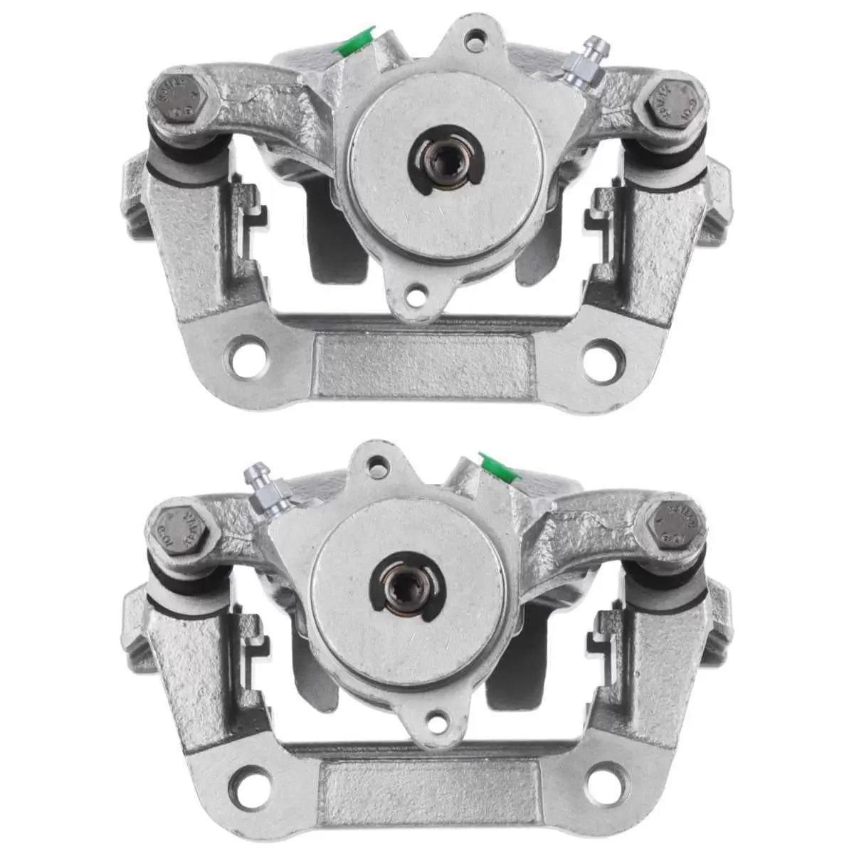 AutoShack Rear New Brake Calipers with Bracket Assembly Set of 2 Driver and Passenger Side Replacement for 2007-2016 Volvo S80 2008-2010 V70 2008-2016 XC70 2010-2017 XC60 2011-2018 S60 2015-2018 V60