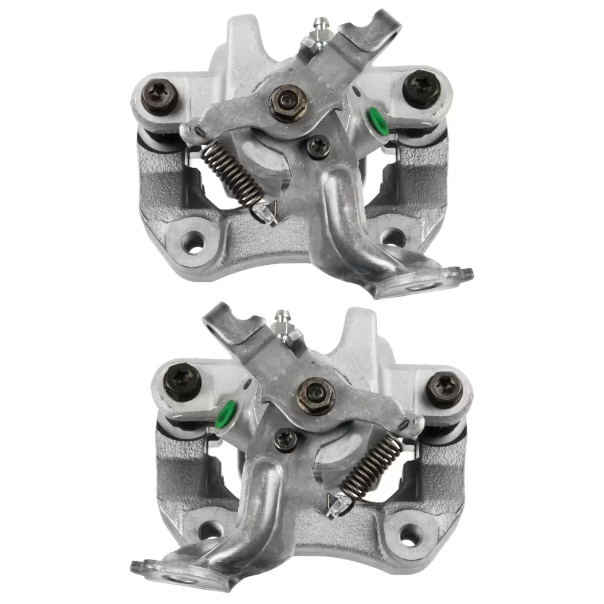 AutoShack Rear New Brake Calipers with Bracket Assembly Set of 2 Driver and Passenger Side Replacement for 2009-2010 Pontiac Vibe 2009 2010 2011 2012 2013 Toyota Matrix 2.4L FWD