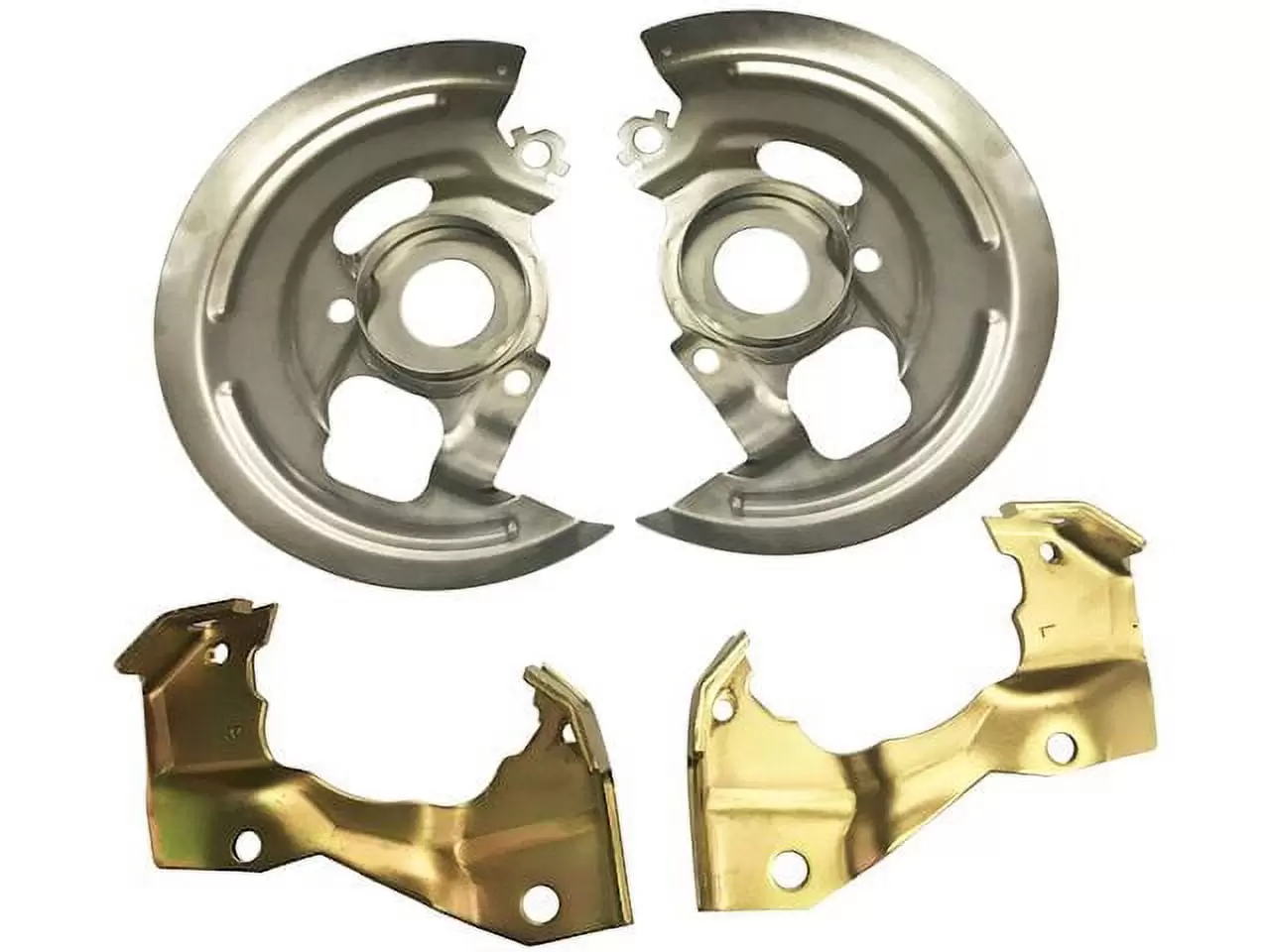 Brake Dust Shield Set - Compatible with 1964 - 1972 Pontiac GTO 1965 1966 1967 1968 1969 1970 1971