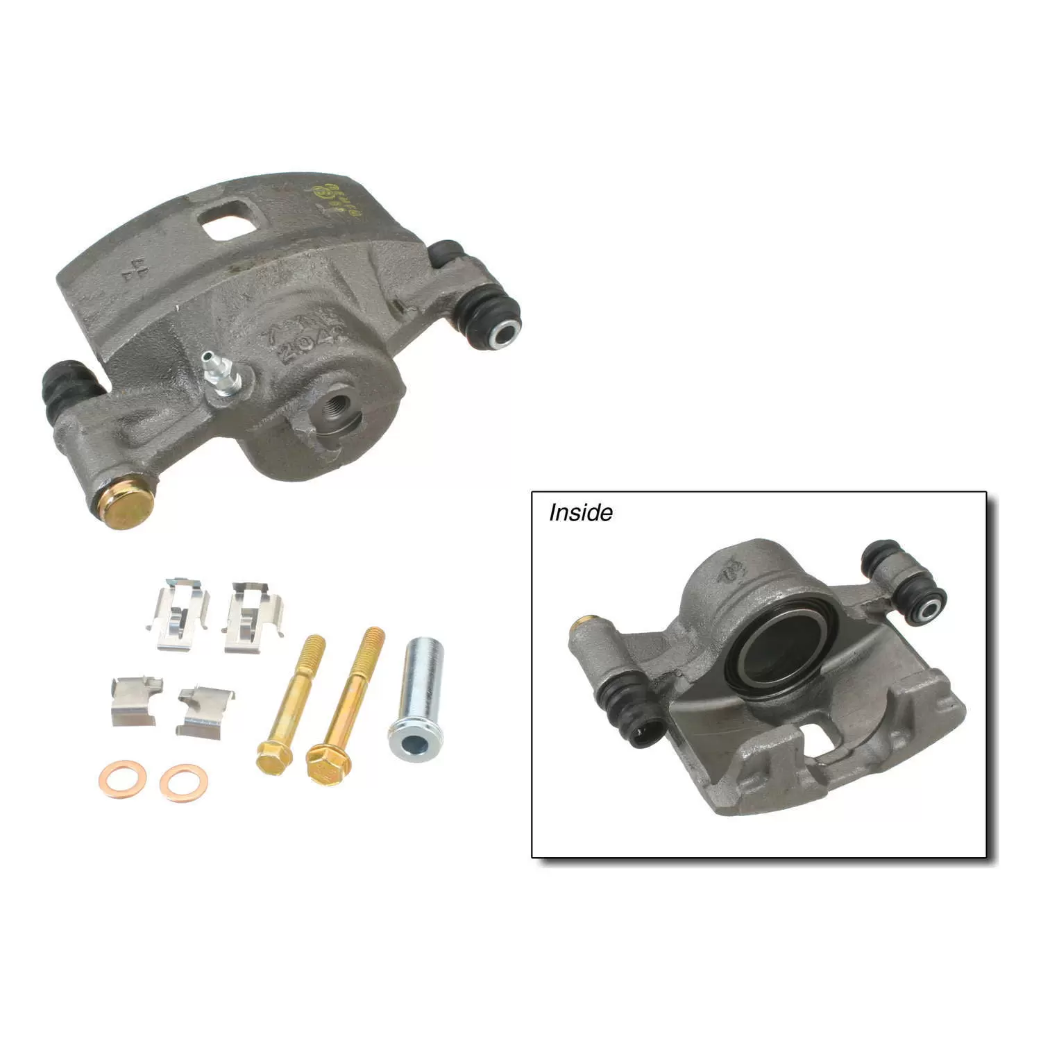 Cardone Cardone or OEF3 Remanufactured Brake Caliper. Unloaded w/o Bracket Fits select: 1988-1989 HONDA CIVIC DX. 1984-1985 HONDA ACCORD